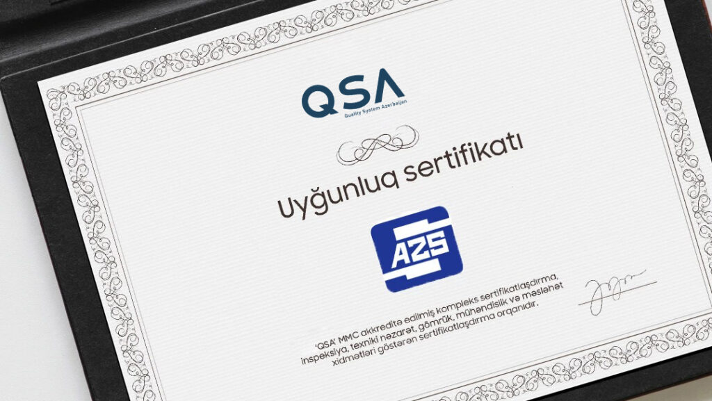 AZS Uyğunluq Sertifikatı